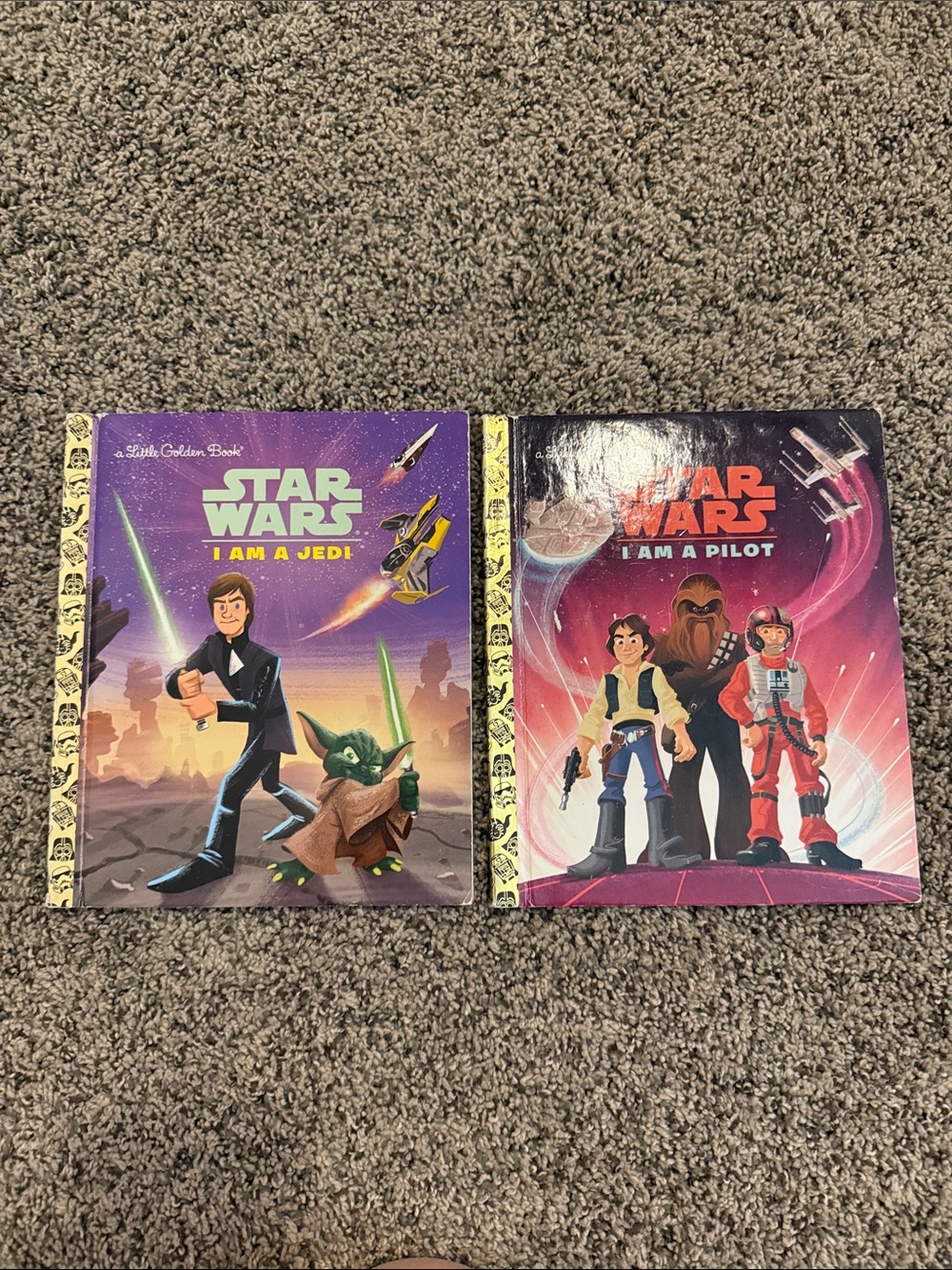 Little Golden Book Star Wars - set of 2 books: I am a Jedi, I am a Pilot